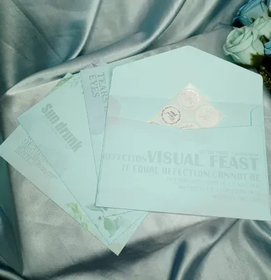 8 pcs Vintage Flower Romantic Paper Envelope Set